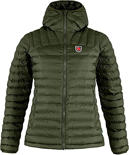 Fjällräven Damen Expedition Lätt Hoodie Jacke, Deep Forest, XS