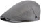 RUICHENG Schirmmütze Herren Sommer Kappe Hut Breathable Mesh Barett Gatsby Flat Cap Schiebermütze (hellgrau)