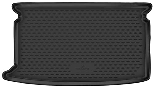 WALSER XTR Kofferraumwanne für Hyundai i20 2 (GB, IB) 2014-2020, 100% passgenaue Antirutschmatte Auto, Gummimatte Auto, Kofferraum Schutzmatte, Anti Rutsch Matte Gummi, Auto Gummimatten