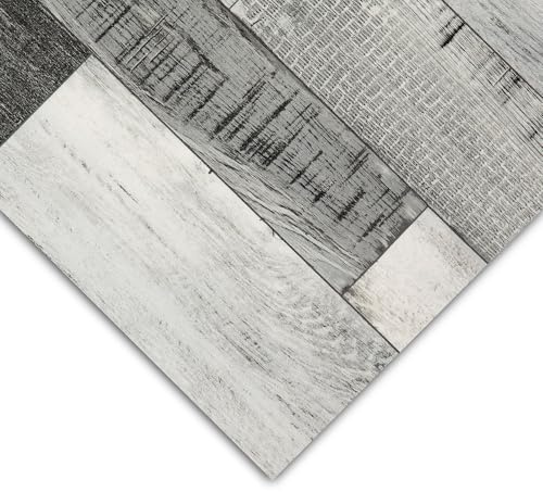 KARAT Revêtement de Sol en Vinyle Effet Bois - Carreaux de Sol en PVC - Antidérapant Imperméable - pour Cuisine Salon Couloir Salle de Bain - sans phtalates,200x300 cm, CV Plaza | Chêne cubain 909M