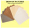 GYGYL 12Pcs 100% Cotton Iron-on Patches, Repair Patches for Clothing, Iron on for Inside Jeans and Clothing Repair (Mixed Color 1)