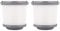 Dioche Filter 18V Filter Pivot Filter Abs 2Pcs Ersatzfilter für Black Decker Pv1210 V1020L Pd11420L Staubsauger