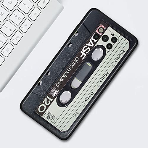 HANASE Custodia Morbida per Cassette Radio magnetiche per Xiaomi Mi Poco X3 NFC M3 X3 PRO F3 GT F1 per Redmi Note 8 9 10 PRO 8T 9T 9S Cover per Telefono, B09, per Poco M3