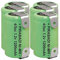 LOT 6 Piles ACCUS Rechargeable 4/5 SC 1200mAh 1.2V Ni-MH avec PÂTE Languette Broche A SOUDER 4/5SC (3x1575)