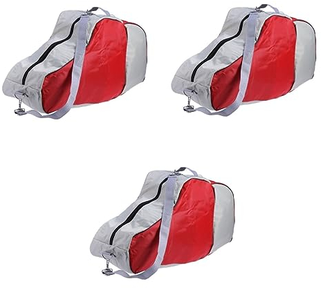 Sosoport 3st Einkaufstaschen Für Die Eisbahn Eiskunstlauf Tasche Eislaufausrüstung Schlittschuh-Rucksack Tragetasche Für Schlittschuhe Koffer Zum Eislaufen Handtasche Roller Skates Puck