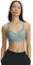 Under Armour Damen Crossback Low Impact Sport-BH, (348) Silica Green / White, Large