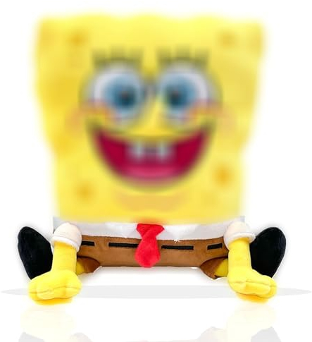 wiztex Sponge-Bob Kuscheltier - YouTube-Vedio Sponge Bob Stofftier Gift for Childrens and Fans for Halloween Christmas and Birthday Party (Squarepants)