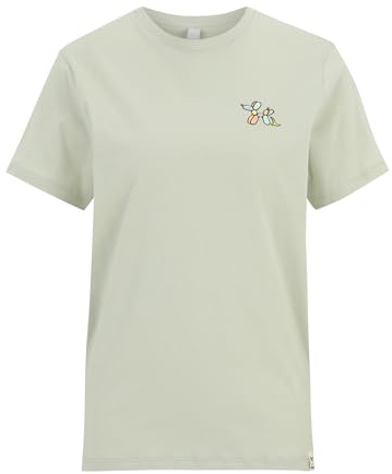 IRIEDAILY T-Shirt Puffy Dog, Bio-Baumwolle, light sage, L