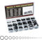 Lot de 480 Joints Toriques, Kit de Joint Torique en Caoutchouc, Rondelles de Robinet NBR, Rondelles en Caoutchouc Assorties, for Joint D'étanchéité Hydraulique - 18 Tailles (3-27 mm)