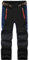 Macker Jones Kinder Softshellhose Skihose Gefüttert Thermohose Wasserdicht Winddicht Schneehose Winter Warm Wanderhose für Jungen Mädchen KZ0089-Black-122/128