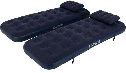 AVENLI Aufblasbares 4-in-1 Luftbett Set 2 x 191 x 73 cm Luftmatratze Camping inkl. 2 Kissen Gästebett aufblasbar, Camping Bett & Schlafmatratze Aufblasbare Matratze für 1-2 Personen