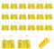 Flaconi 20PCS Kfz Sicherungen,Sicherungen,Sicherungen Kfz,Flachsicherungen Kfz,Kfz Sicherung,Flachsicherungen,Auto Sicherung,Sicherung,Geeignet für PKW,LKW,Motorräder (20A)