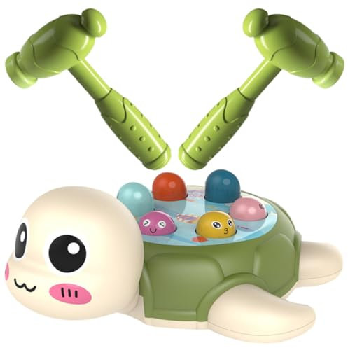 Alasum 1 Set Giocattoli Gopher per Bambini Giocattoli di Cognizione del Giocattolo Interattivo per Bambini Martellare Giocattoli Martellanti Giocattolo a Percussione Plastica