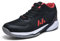 Xuanke Volleyball Schuhe Herren Turnschuhe Indoor-Sportarten Trainingsschuhe leichte Dämpfung rutschfeste38-48EU (Schwarz, Erwachsene, 44, Numerisch, EU Schuhgrößensystem, M)