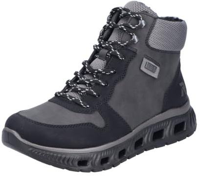 Rieker Sportl Schnür Boot Tex warm grau
