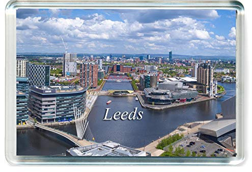 H387 Leeds Jumbo Fridge Magnet UK Travel Refrigerator Magnet