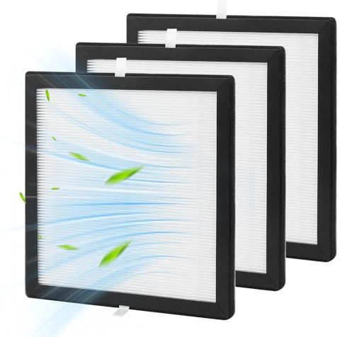 3 Pack HEPA Filter Compatible with Meaco Arete One 18L, 20L & 25L | Not Fit Low Energy Series, Dehumidifier Air Purifier Efficient Filtration HEPA Replacement Filter, H13 Activated Carbon