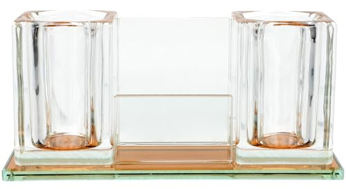 Alasum Microphone Stand and Storage Microphone Holder Desktop Acrylic with Non-slip Bottom for Families and Studios Compatible for Tabletop Use