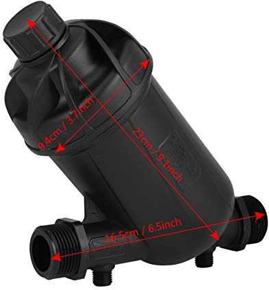 VBESTLIFE Filtro per L'acqua Domestico Filtro a Disco da 120 Maglie con Livello di 130 Micron per L'irrigazione del Giardino