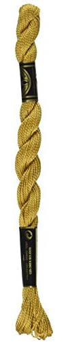 DMC Pearl Cotton Skein Size 5 27.3yd-Medium Old Gold