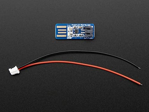 Adafruit Micro Lipo USB LiIon/LiPoly Battery Charger