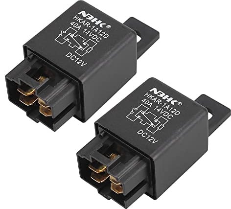 Sourcingmap 2 Pcs Z1507091/4 4 Pin DC 12V 40A Car Motor Fuse relay | Switch Power, Vehicle relay, Universal