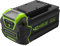 Greenworks Batterie lithium-ion 40 V 5,0 Ah (batterie Greenworks authentique/plus de 75 outils compatibles)