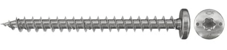 Fischer Power-Fast, 4 x 16 Halbrundkopf A2 VG TX, 657365