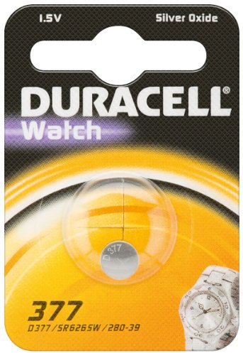 DURACELL Set of 3 Battery oxide silver Watch 377/SR66 1,5 Volt