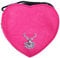 Herz Trachtentasche mit Hirsch Pink