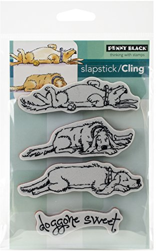 Penny Schwarz Selbst Gummi Stempel 4-Zoll x 5,25 Sheet-doggone Sweet