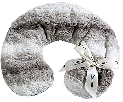 Sonoma Lavender Luxuriöses Lavendel-Nackenkissen, beheizbar/kühlbar, mikrowellengeeignet für Nacken und Schultern, mit abnehmbaren, waschbaren Bezügen, ideal zur Entspannung und Schmerzlinderung