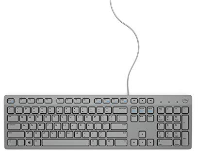 Dell KB216 Wired Multimedia Keyboard US International (QWERTY) Grey