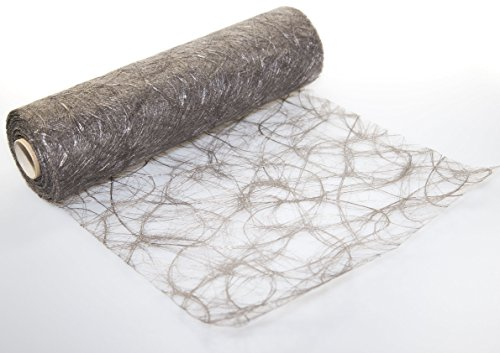 Sizoweb Tischläufer in unterschiedlichen Farben, 30 cm breit, 5 oder 20 m lang 5,0 m taupe 9150