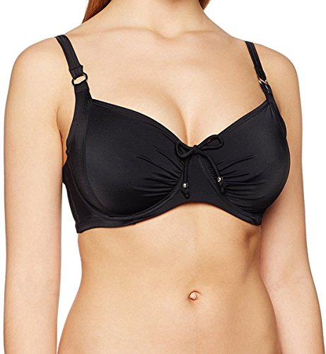 DORINA Women's Fiji Haut Avec Armatures Bikini, Black (Black V00), 34DD (Manufacturer Size: 90E)