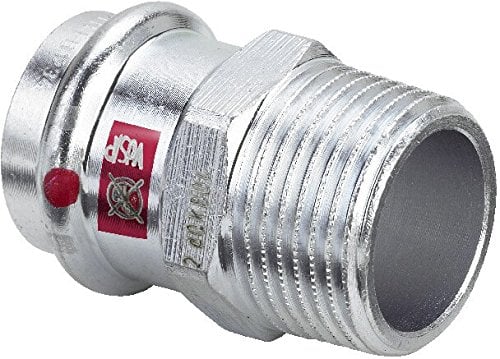 Viega 1111 - Presta-Verbindungsstück männlich 111 Durchmesser 28 x 1 Zoll Stahl
