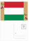 Postkarte mit Nationalflagge Ungarn Europa Land Santa Claus Geschenk, 20 Stück