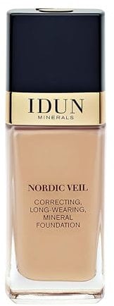 IDUN Minerals Nordic Veil Liquid Foundation - Full Coverage - Svea, Medium Warm