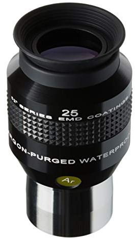 Explore Scientific 52° LER Okular 25mm Ar (1.25) für Teleskope mit hochwertiger EMD Vergütung, wasserdicht mit Argon-Schutzgasfüllung