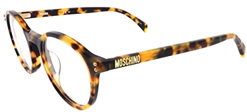 MOSCHINO Women's MOS502 Sunglasses, YELLOW HAVANA, 48