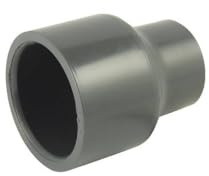 Manchon réduit Femelle Femelle PVC-U à coller PN16 : Réduction haute pression - Ø A: 140mm | Ø B: 160mm | Ø C : 110mm