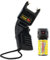 SHD - Power Abwehrset Elektroschocker 500.000 Volt mit PTB Zulassung - im Set mit Profi Pfefferspray Tierabwehrspray 40ml mit Licht - Selbstverteidigung frei verkäuflich ab 18 Jahren
