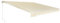COSTWAY Tenda da Sole per Esterno Avvolgibile 3,6 x 3 M, Tenda da Sole a Bracci Estensibili con Telaio in Alluminio, Tettuccio Resistente al Sole e Impermeabile e Manovella (3,6 x 3 M, Beige)