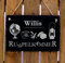 Dekolando Rumpelkammer Schild personalisiert mit Wunschnamen Türschild Schiefer Gravur Dekoschild Keller Dachboden Kammer 22 x 16 cm