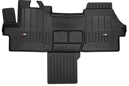Tapis de voiture ProLine 3D compatible avec CITROEN Jumper II 2006 FIAT Ducato III 2006 PEUGEOT Boxer II 2006 sur mesure en caoutchouc Ensemble de tapis haut de gamme Bordures les plus hautes