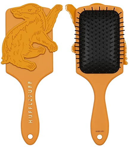 sarcia.eu Hufflepuff Haarbürste, Entwirrungsbürste, flach, groß, Dachshaar
