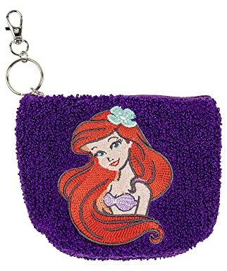DISNEY Porte-monnaie La Petite Sirène Violet et Rouge, Violet, rouge et beige, Taille unique, Moderne