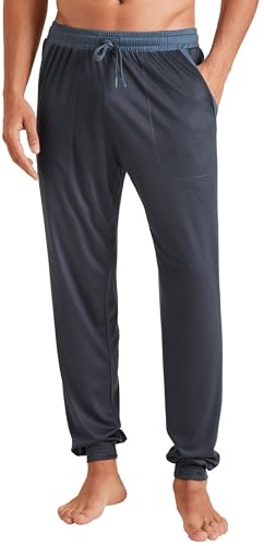 CALIDA DEEPSLEEPWEAR Cooling Hose mit Bündchen und Eingrifftaschen Herren, natürliche Thermoregulierung, stoppt Überhitzung, mit Seitentaschen anthrazit 56