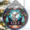 Jocidea Hirsch Weihnachtsschmuck - Sonnenfänger Baumschmuck - Geschenke für Hirschliebhaber - Heimdekoration