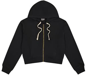 Champion Legacy Vintage Wash W (117631) - Nano-Fleece Hooded Sweatshirt mit Kapuze, Schwarz (NBK), M Damen FW24, Schwarz (NBK), M